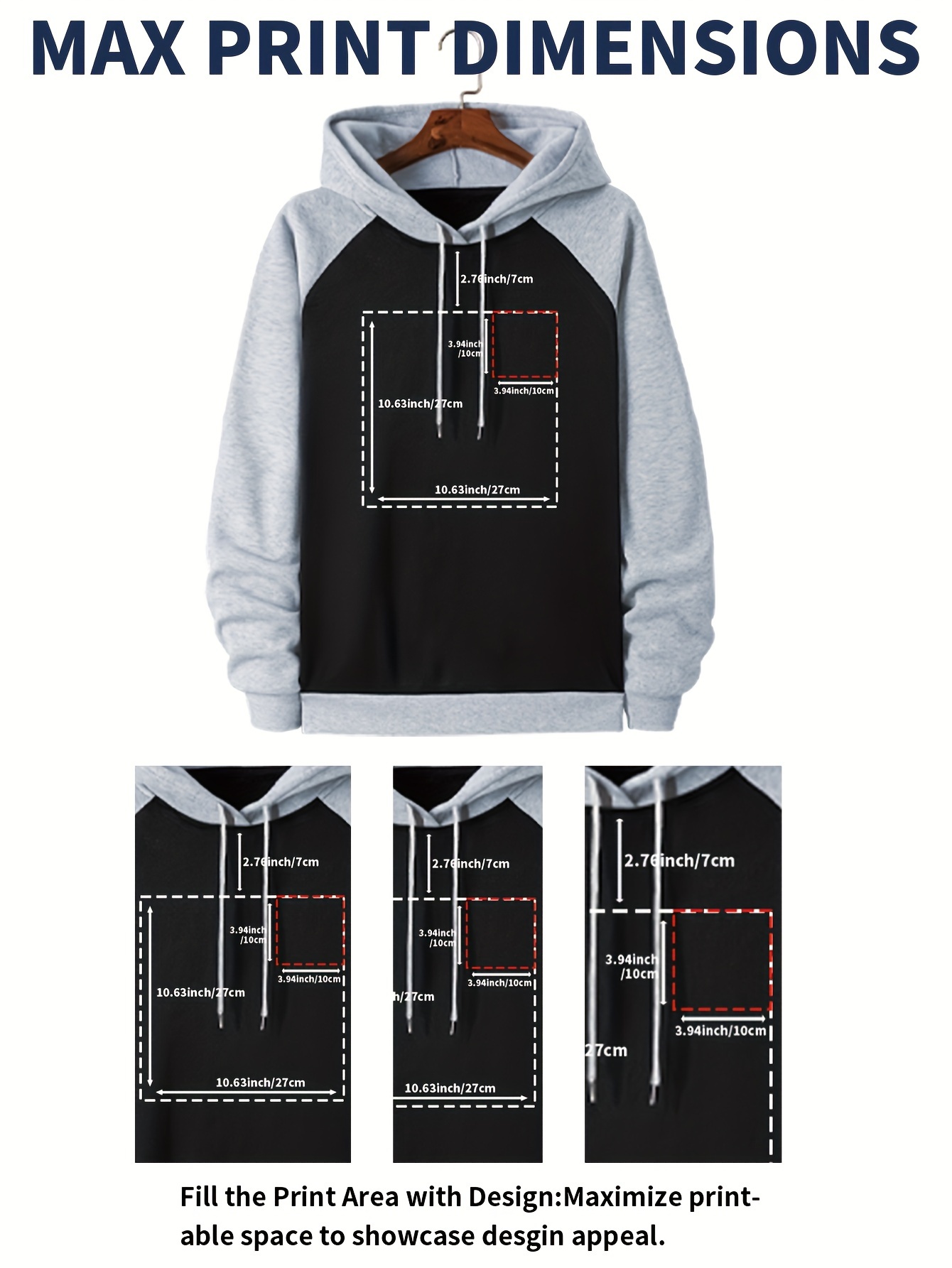 plus size mens creative custom hooded sweatshirt picture pattern graphic print raglan hoodies for spring fall details 3