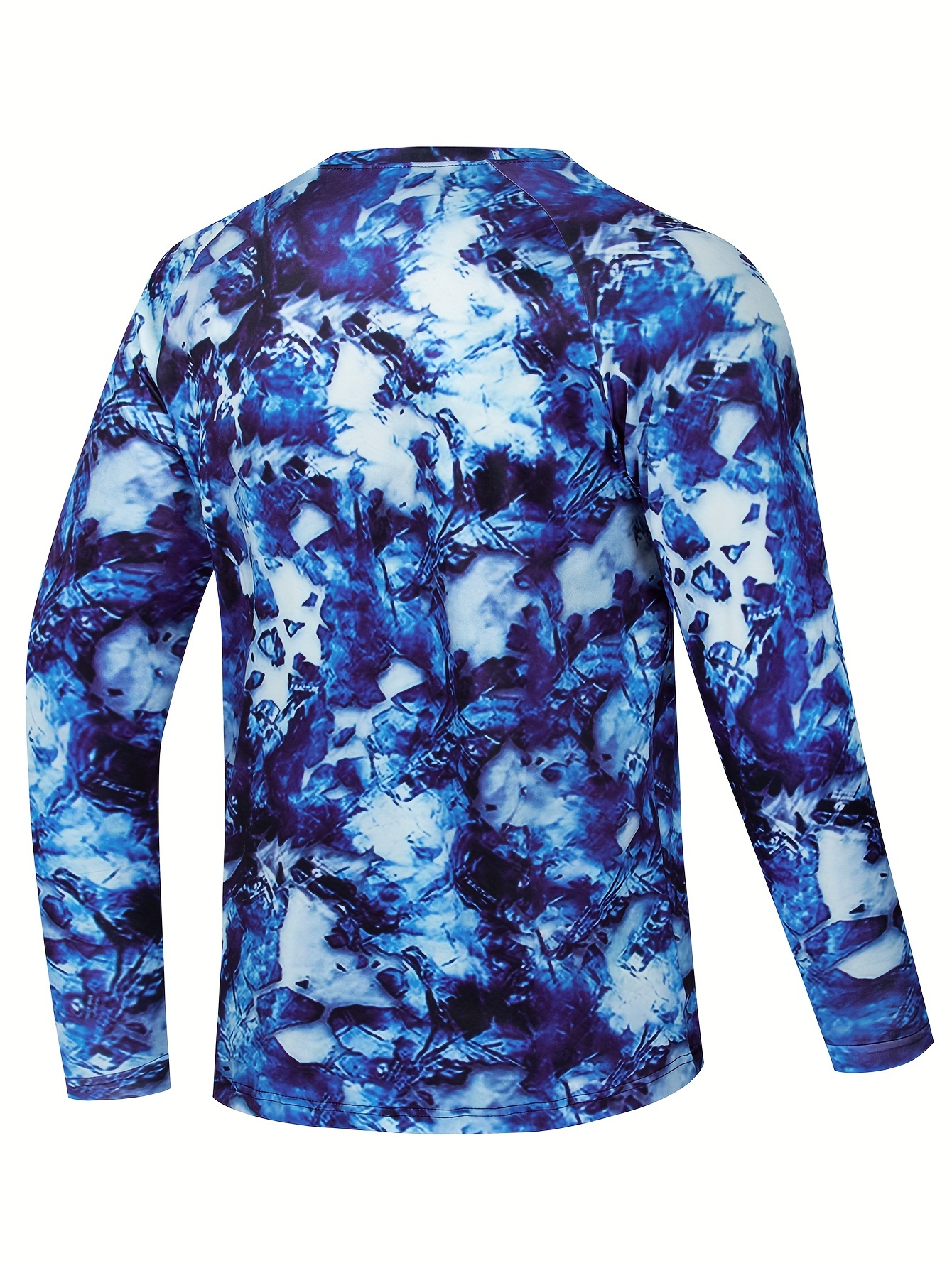 plus size mens interesting pattern graphic print sweat shirt breathable quick dry tees for sports outdoor mens clothing details 4